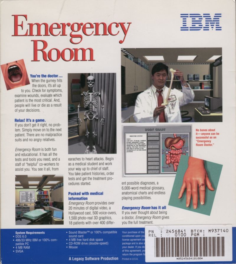 Emergency Room — box-2D-back (UK)