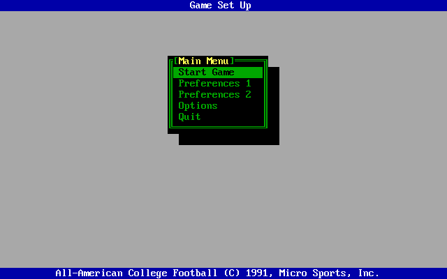 All-American College Football — sstitle (US)