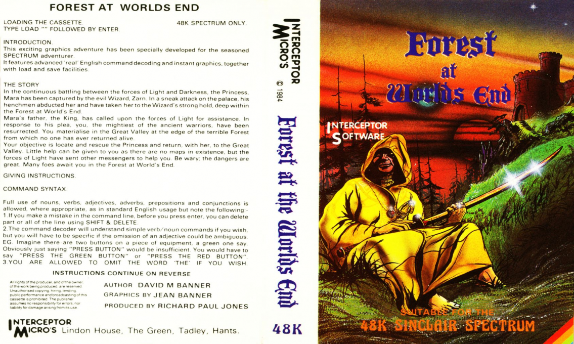 Forest At World's End, The — box-texture (EU)