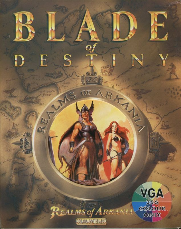 Realms Of Arkania - Blade Of Destiny — box-2D (EU)