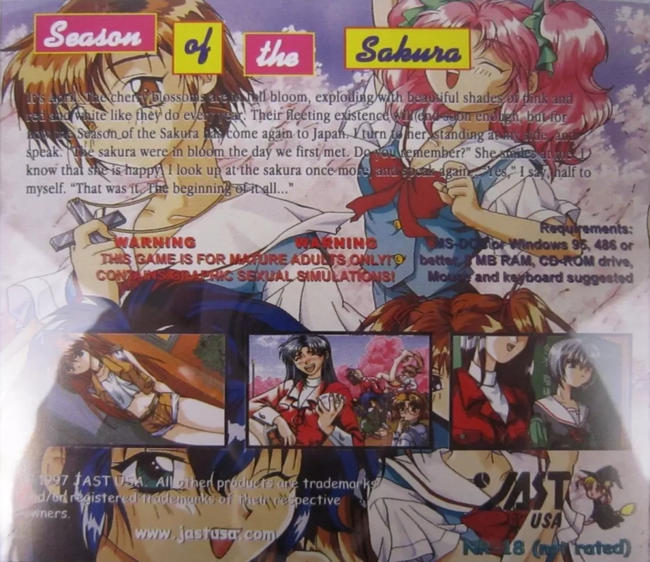 Seasons of the Sakura — box-2D-back (CUS)