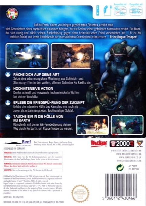 Rogue Trooper - Quartz Zone Massacre — box-2D-back (DE)