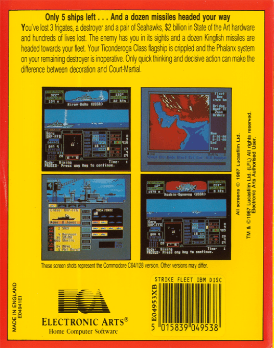 Strike Fleet — box-2D-back (EU)