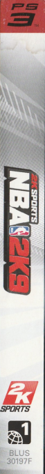 NBA 2K9 — box-2D-side (CA)