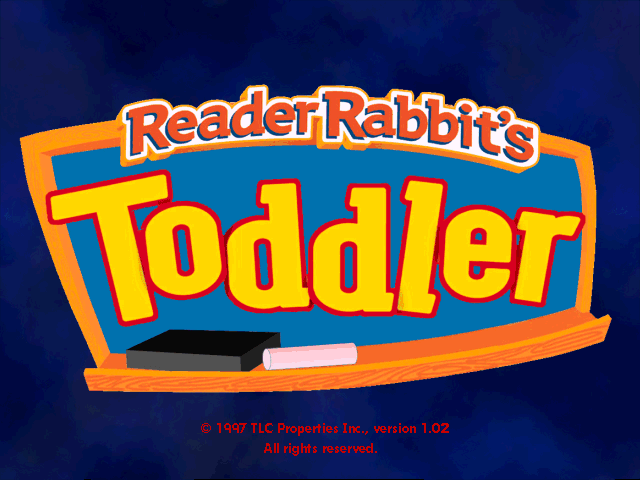 Reader Rabbit's Toddler — sstitle (WOR)