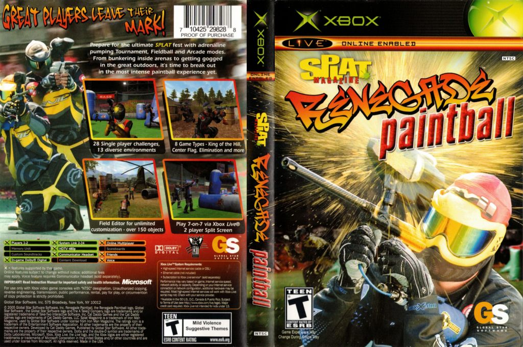 Splat Renegade Paintball — box-texture (US)
