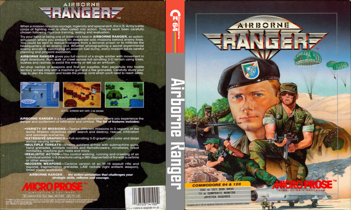 Airborne Ranger — box-texture (US)