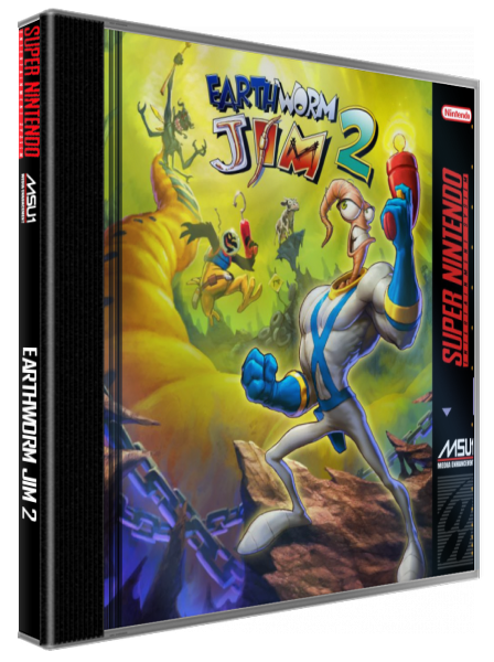 Earthworm Jim 2 — box-3D (US)