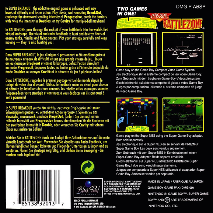 Arcade Classics - Battlezone And Super Breakout — box-2D-back (EU)