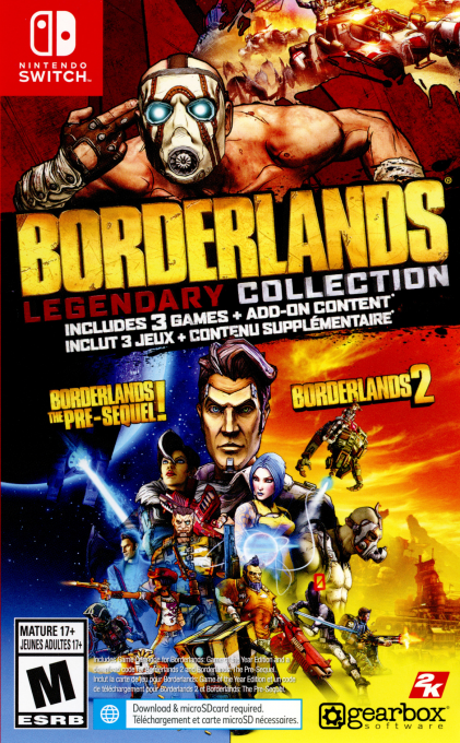 Borderlands Legendary Edition — box-2D (CA)