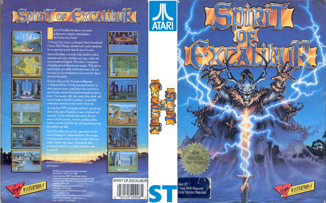 Spirit Of Excalibur — box-texture (US)