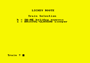 Lickey Route — sstitle (EU)