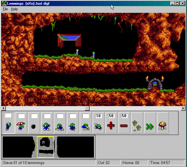 Lemmings for Windows — ss (WOR)