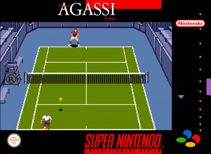 Andre Agassi Tennis — box-2D (SS)