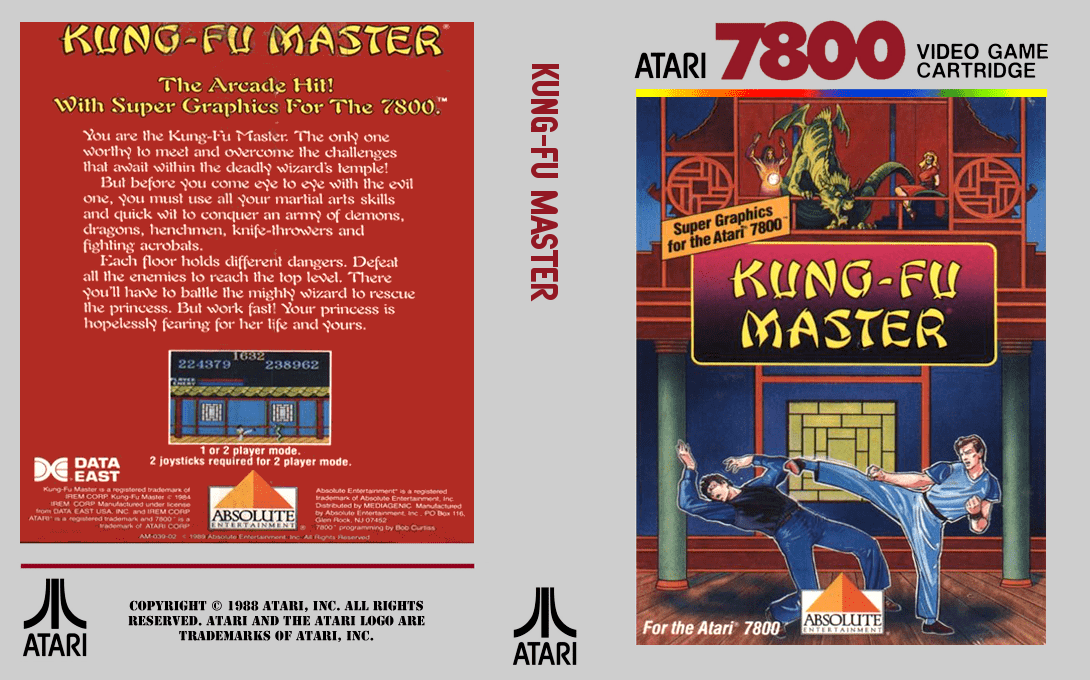 Kung-Fu Master — box-texture (US)