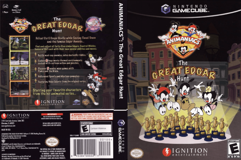 Animaniacs - The Great Edgar Hunt — box-texture (US)