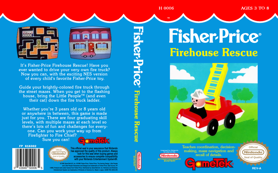 Fisher-Price - Firehouse Rescue — box-texture (US)