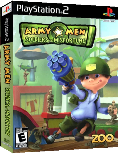 Army Men - Soldiers of Misfortune — box-3D (US)