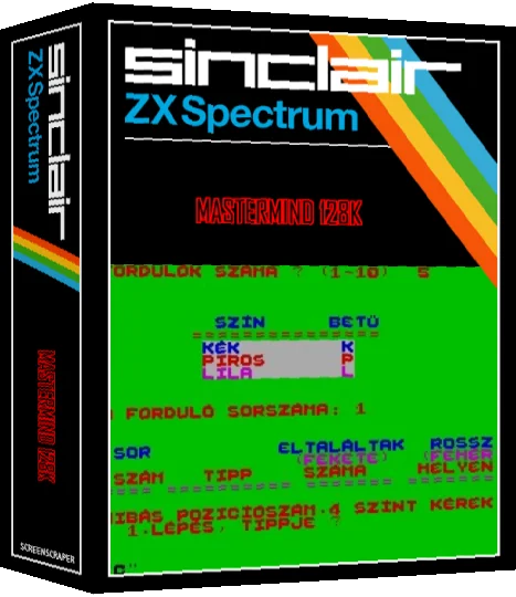 Mastermind 128k — box-3D (SS)