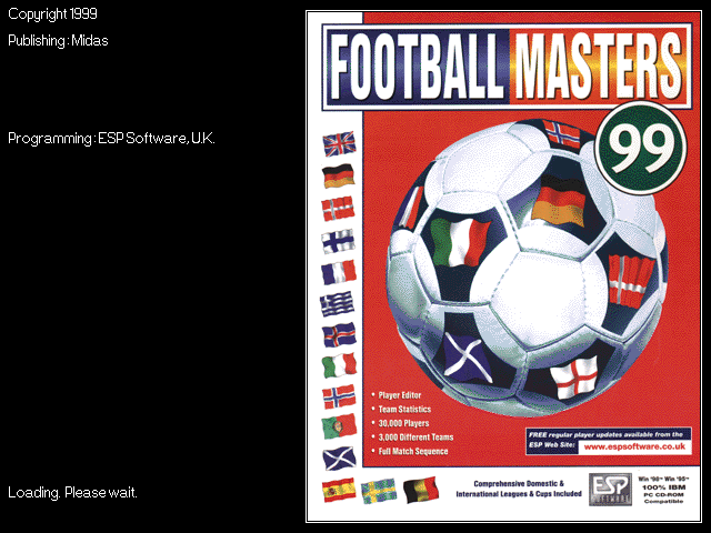 Football Masters 99 box art