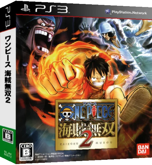 One Piece - Pirate Warriors + One Piece - Pirate Warriors 2 — box-3D (JP)