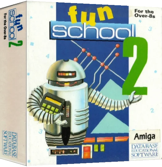 Fun School 2 - For the Over-8s — box-3D (EU)