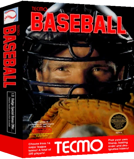 Tecmo Baseball — box-3D (US)