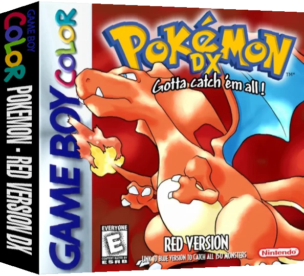 Pokemon - Red Version DX — box-3D (WOR)