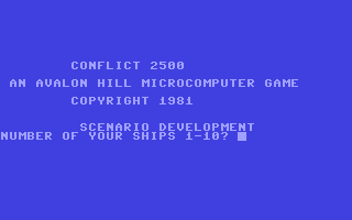 Conflict 2500 — sstitle (WOR)