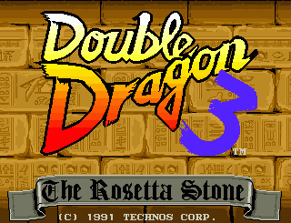 Double Dragon III - The Rosetta Stone — sstitle (WOR)