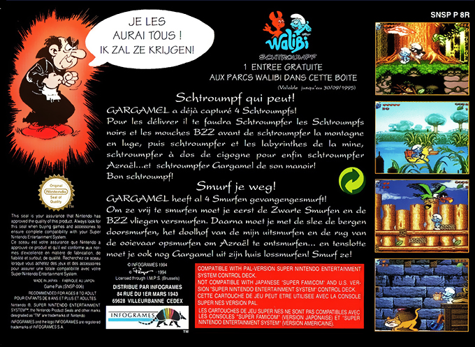 Smurfs The — box-2D-back (FR)