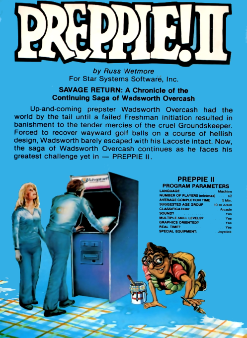 Preppie! 2 — box-2D-back (US)