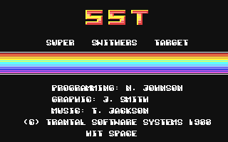 SST : Super Swithers Target — sstitle (WOR)
