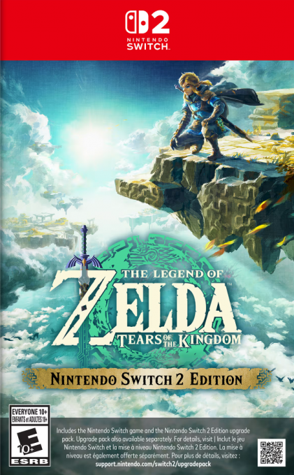 Legend of Zelda - Tears of the Kingdom -Nintendo Switch 2 Edition-, The box art