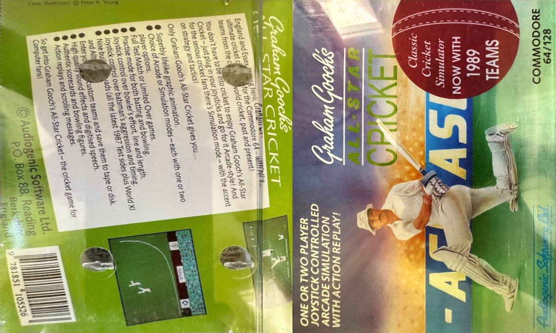 Graham Gooch's All Star Cricket — box-texture (EU)