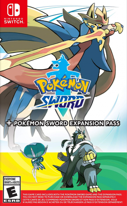Pokemon Sword plus Pokemon Sword Expansion Pass — box-2D (CA)