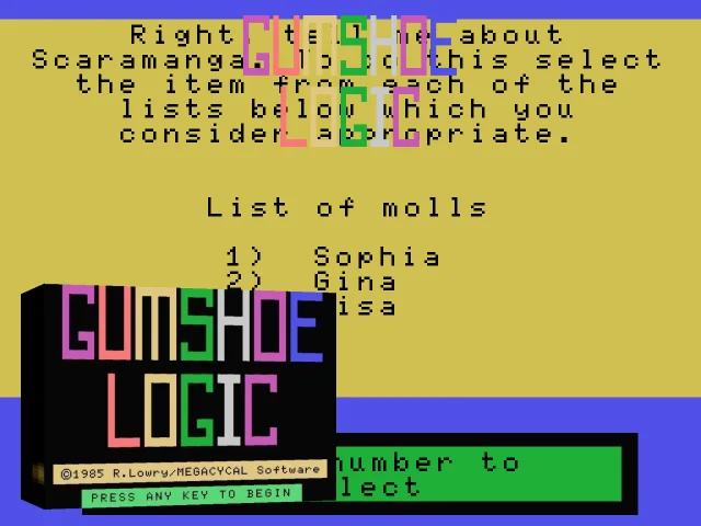 Gum Shoe Logic — mixrbv2 (WOR)
