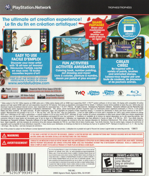 uDraw Studio - Instant Artist — box-2D-back (CA)
