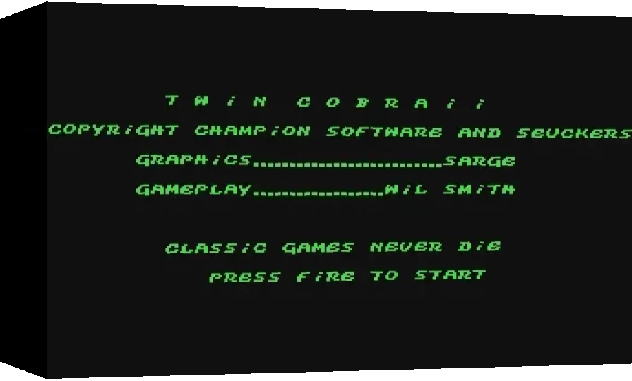 Twin Cobra II — box-3D (WOR)