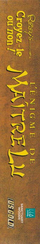 Ripley's Believe It or Not! - The Riddle of Master Lu — box-2D-side (FR)