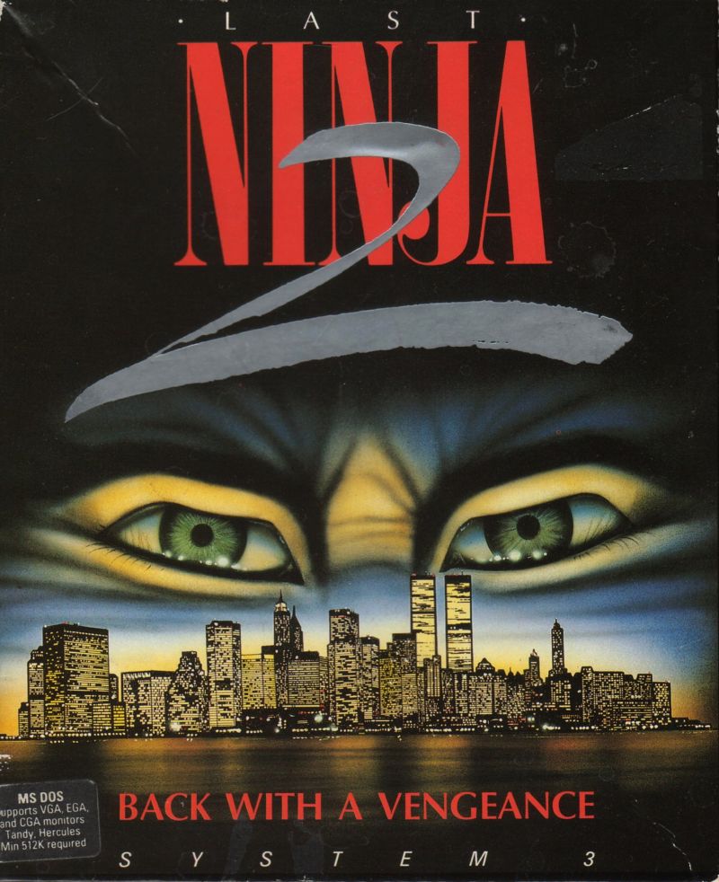 Last Ninja 2 - Back with a Vengeance — box-2D (UK)
