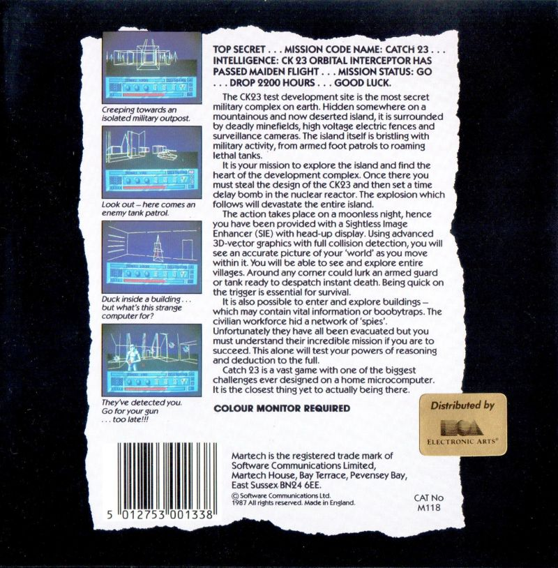Catch 23 — box-2D-back (EU)