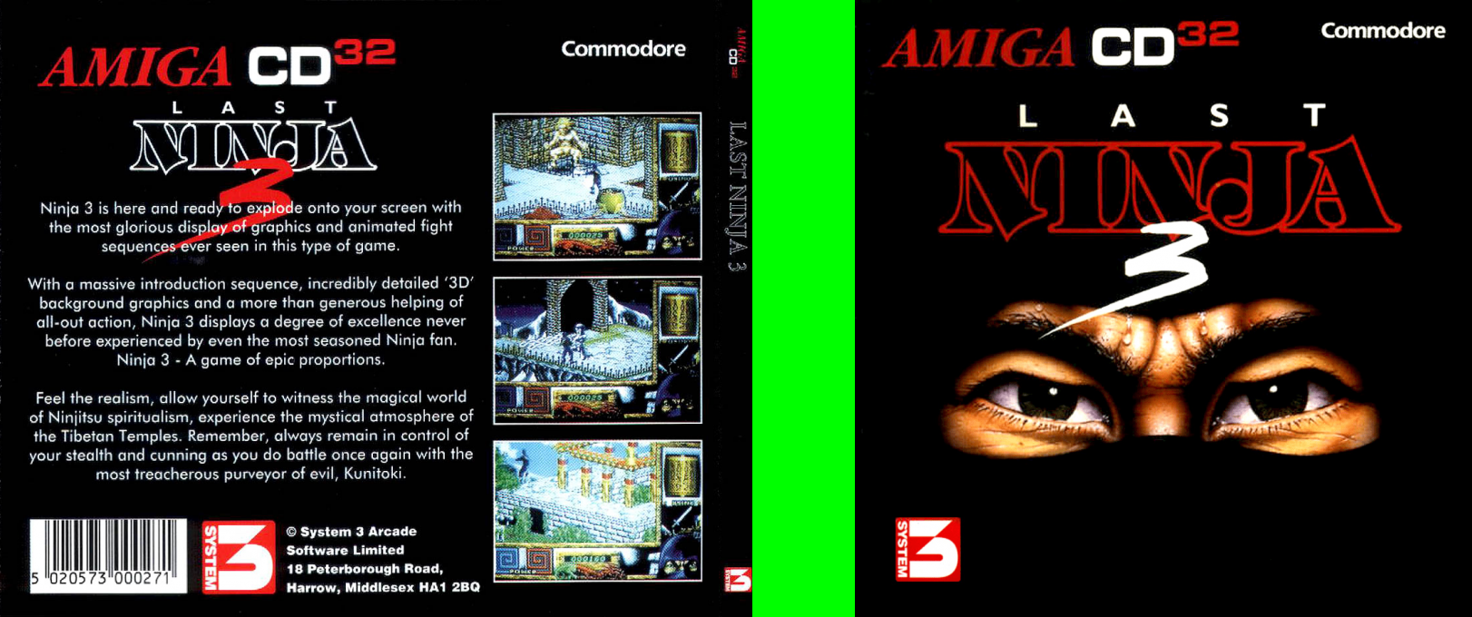 Last Ninja 3 — box-texture (WOR)