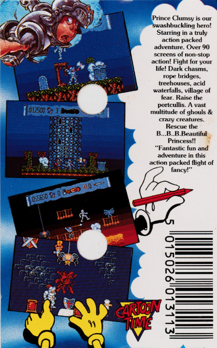 The Sword and the Rose — box-2D-back (EU)