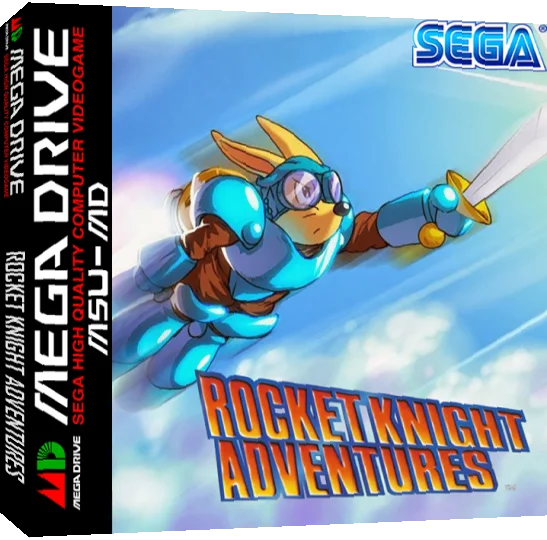 Rocket Knight Adventures — box-3D (WOR)