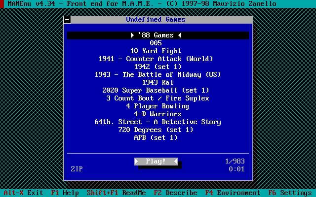 MAME 0.36b5 box art