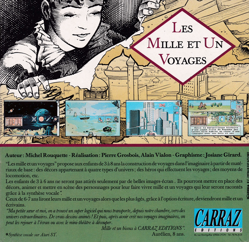 Mille Et Un Voyages, Les — box-2D-back (FR)