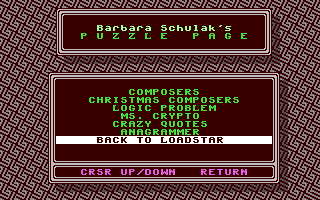 The Puzzle Page #139 — ss (WOR)
