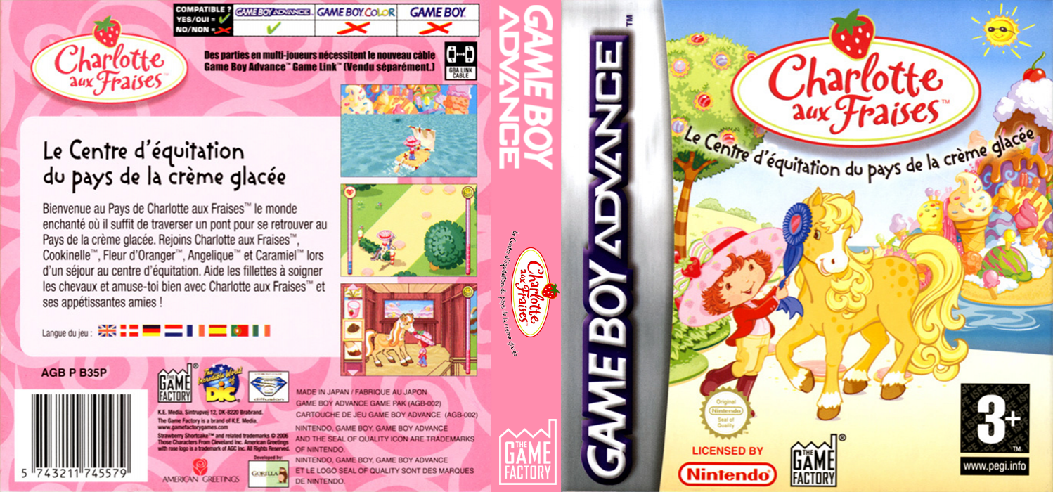 Strawberry Shortcake - Ice Cream Island - Riding Camp — box-texture (FR)