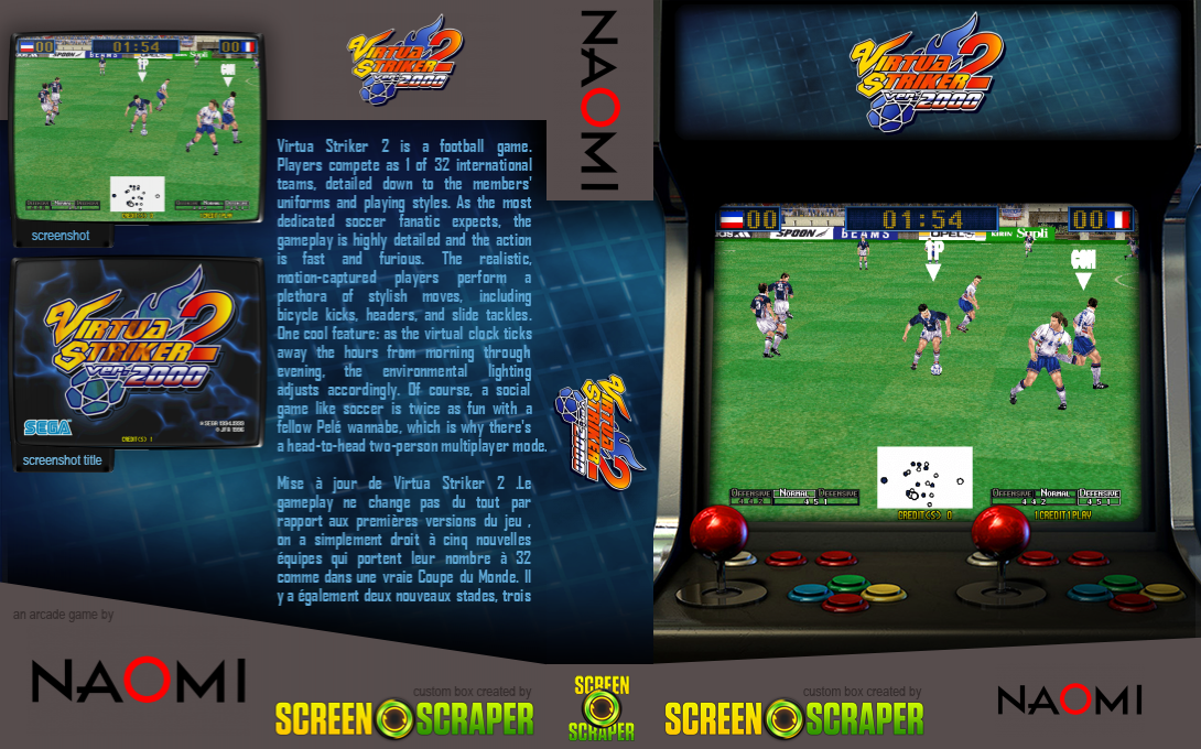 Virtua Striker 2 Ver. 2000 — box-texture (SS)